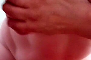 Relaxing hand and oral massage for mature client