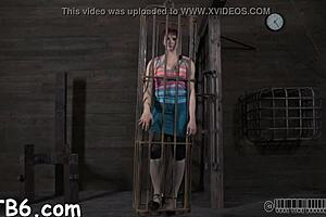 four beauties inside petite 18+ cage