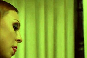 Large buttocks bent over submissive moans from touch and lash in bondage session