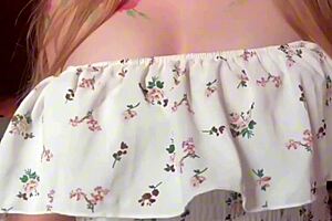 Very Beautiful Natural Cute Amateur Girl Uses Fingers On Her Body In Homemade Video.