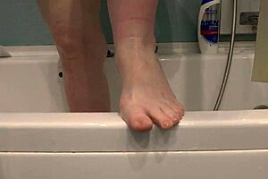 Mature Milf's Beautiful Feet And Legs In Nylon For Amateur Foot Fetish Compilation