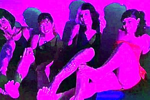 Four Little 18+ Sluts Worship Feet!