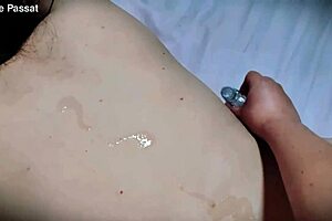 Pov Nicole Gets Her Thick Body And Hairy Pussy All Greased Up