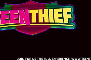 Small Tits Teen Thief Broke The Law