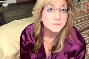 taboo woman grinds big clit on face in homemade roleplay