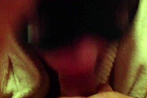 morning blowjob session with masked cock