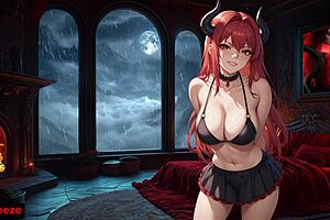 Squeeze Training with Lily Hfo Loop - Ai Generated for Monster Orgasm!