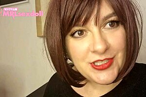 Intriguing unboxing of futa lucy doll by italian milf leading to wet orgasm