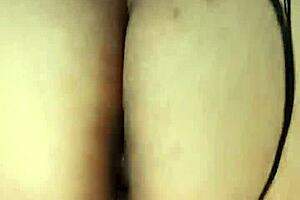 Feeling intense passion from the big movement of that cute Latin BBW ass in homemade video.