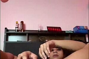 I got incredibly horny while stretching on my bed, grabbing dildo for intense masturbation