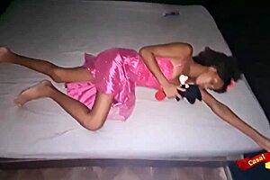 Skinny teen gives ass to stepfather