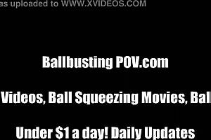 I'm Going To Smash Your Tiny Balls With Domination Femdom BDSM Punishment