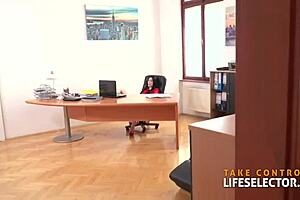 the blackmailer bent over for anal assfucking