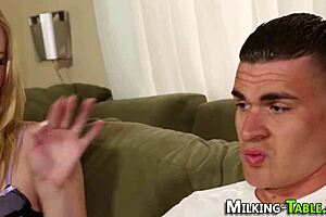 Skilled masseuse delivers intense blowjob and facial through gloryhole