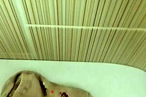 Cute coworker receives cum in her socks during intimate office encounter