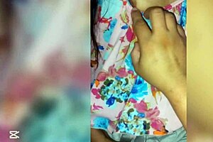 Sleepover with 18-year-old stepsister with perfect tits gets out of control amateur homemade video