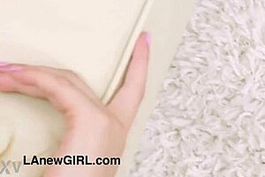 sun-kissed blonde beauty poses seductively for photoshoot