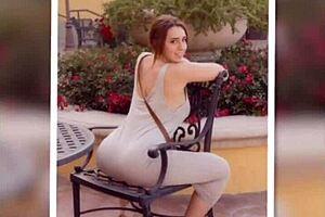 Outdoor anal threesome with big ass