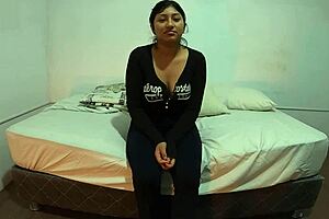 Kiomi arrives for her sexy porn casting, sucking cock eagerly 😍