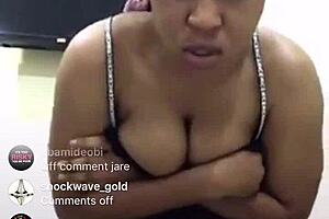 Horny Ebony Girl With Big Tits And Ass