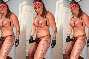 Danaxmuscles Destroys Asses With Strapon, Featuring Big Tits, Tattoos, Rimjobs, And Squirting Clits In Intense Mature Action