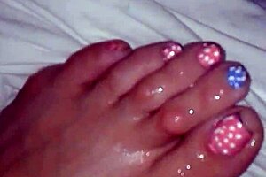 Sucking Wife's Toes While Fucking