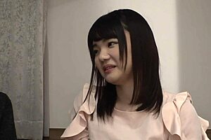 Ignorant female college student gets raw fucked hard, climaxing with creampie in amateur Japanese fetish