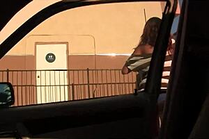 Brunette College Cutie Giving Glory Hole Head