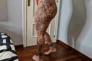 The fierce bitch Danaxmuscles sucking and fucking the neighbor trailer