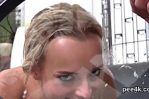 Exceptional Babe Feels Ecstasy As Tight Snatch Bursts With Warm Urine