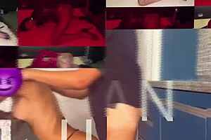 We were caught kissing, now he has to fuck both