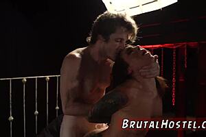 Milf Dominates Teen Tourist In BDSM Punishment Session