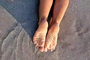 hey cute beach girl, wanna flash your sexy white bikini?