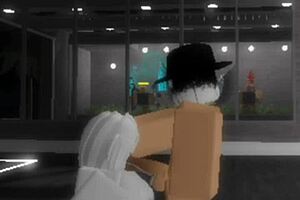 I fucked a stranger in Roblox, riding his cock in cowgirl like a slut.