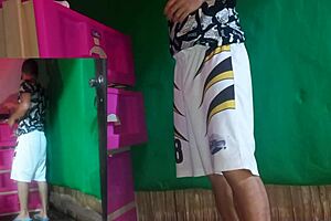 the last meeting she tells him he'll travel to the usa for work and it's the last time they'll have sex at home