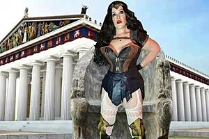 granny diana got fucked hard as a greek goddess slut and creampied