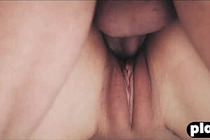 Horny couple indulges in sensual sex on winter day