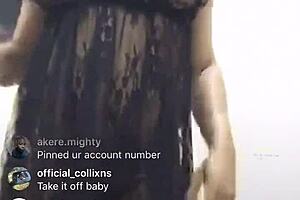 Horny Ebony Girl With Big Tits And Ass