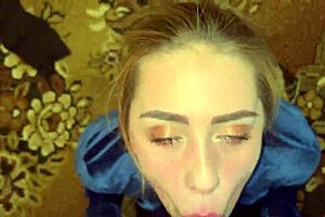 Amazing Intense Facefuck Finishing With Throatpie