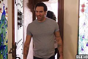 Big tits milf Arabelle Raphael gets fucked hard after blowjob and footjob.