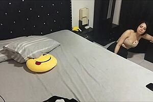 doing cardio with my hot friend after the gym