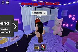 ItzNicoleMaria's Fierce Lesbian Fuck In Roblox Condo