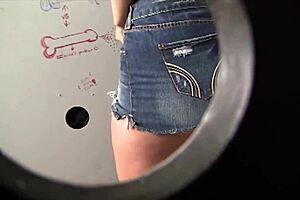 Busty Brunette Kelly Divine Blows Monster Cock At Gloryhole