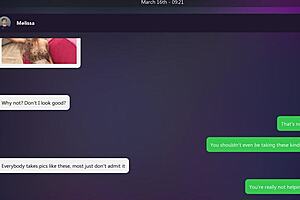 Melissa makes you feel dirty emotions in texts ending four.