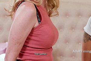 Two Girls Gia Dibella Engage in Mature Lesbian Lovemaking with Muff Diving