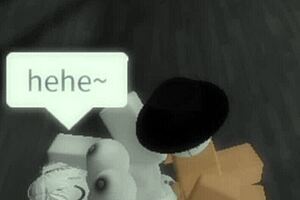 I fucked a stranger in Roblox, riding his cock in cowgirl like a slut.