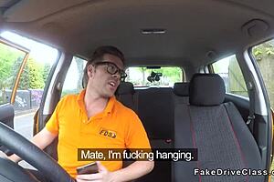 fake instructor's friend bangs blonde in hidden classroom