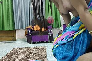 Hottest Indian Beautiful Girl Enjoys Hardcore Fucking with Tailor in First Time Anal Session