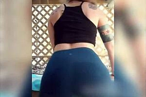 Fucking My Pierced Pussy Outside Like A Slut