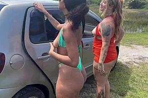 Wild Outdoor Creampie Adventure